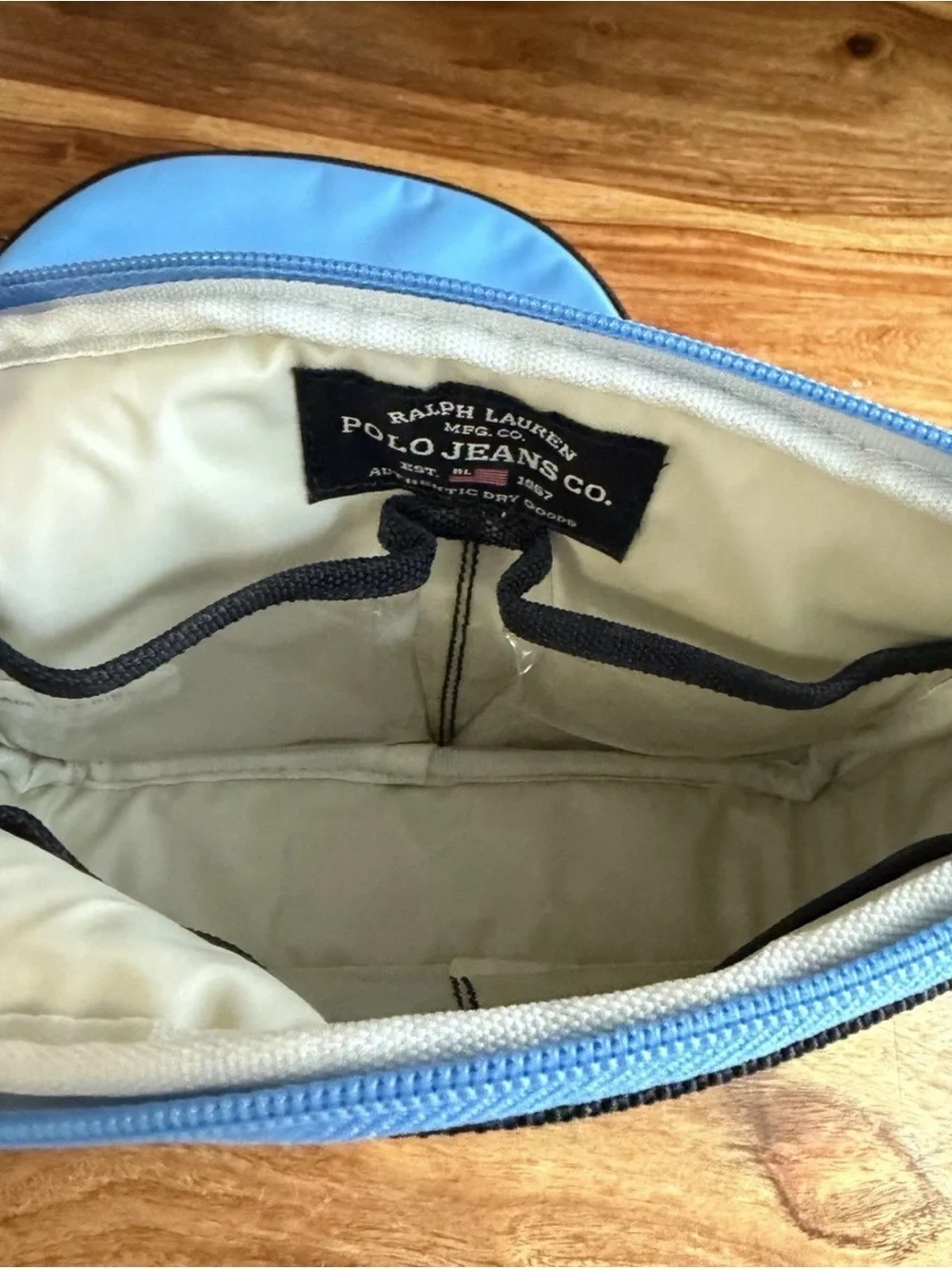 POLO JEANS CO. Blue Cosmetic Bags Set Vintage